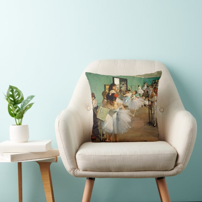 Degas Ballet Elegance Throw Pillow Kudde (Stol)