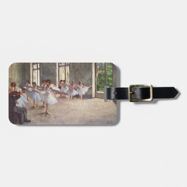 Degas Ballet Rehearsal Bagagebricka (Horisontell Framsida)