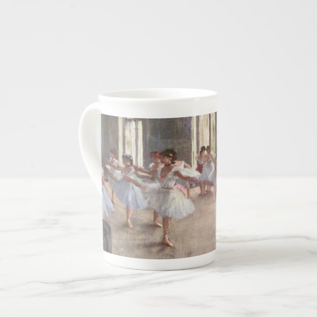 Degas Ballet Rehearsal Benporslin Mugg (Framsida vänster)