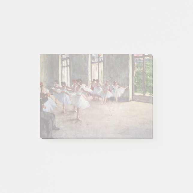 Degas Ballet Rehearsal Post-it Block (Framsida)