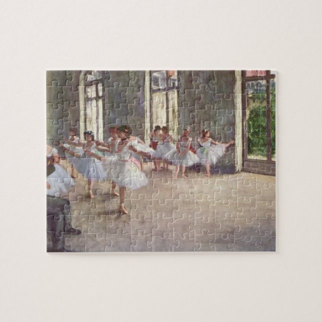 Degas Ballet Rehearsal Pussel (Horisontell)