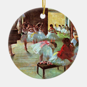 Degas - Ballet School Julgransprydnad Keramik