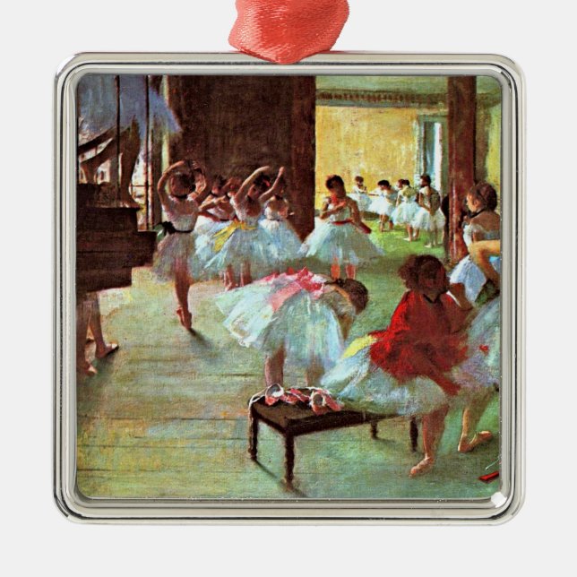 Degas - Ballet School Julgransprydnad Metall (Framsidan)