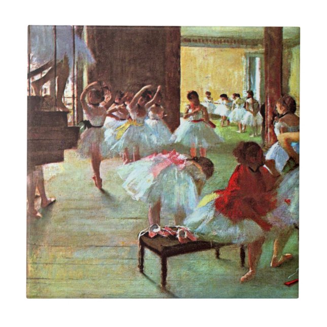 Degas - Ballet School Kakelplatta (Framsidan)