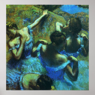 Degas - Blå dansare 1899 Poster