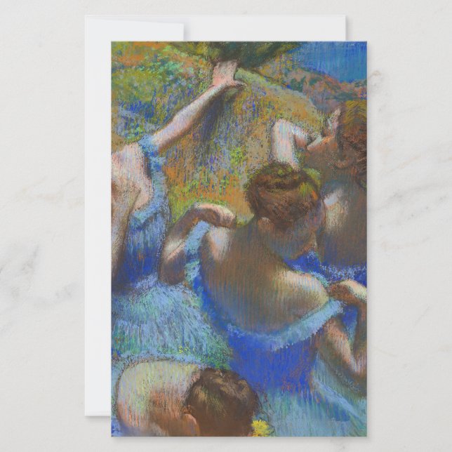 Degas Blå Dansare Pastell Finkonst Mästerverk (Framsida)