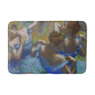Degas Blå Dansare Pastell Finkonst Mästerverk Badrumsmatta