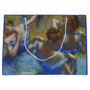 Degas Blå Dansare Pastell Konst Mästerverk