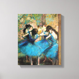 Degas Blue Dancers Canvastryck
