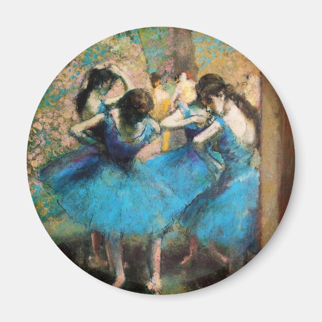 Degas Blue Dancers Magnet (Framsidan)