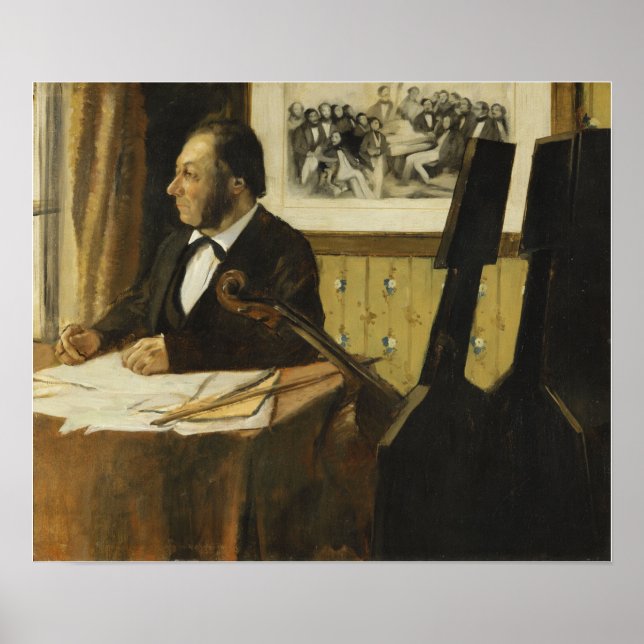 Degas - Cellist Pilet Poster (Framsidan)