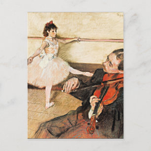Degas - Dance Lesson, berömdens vykort