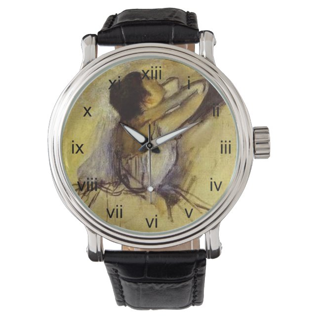 Degas Dancer i Gult Armbandsur (Framsida)