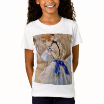 Degas Dancer med blå band T-Shirt