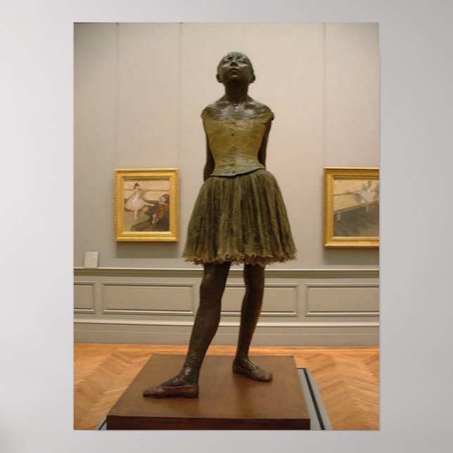 Degas Dancer Sculpture Poster (Framsidan)