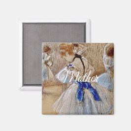 Degas Dancer With Blue Ribbon Magnet