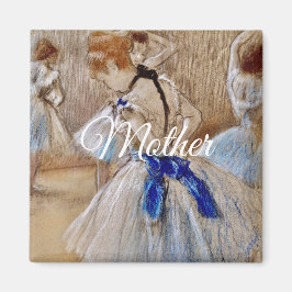 Degas Dancer With Blue Ribbon  Magnet