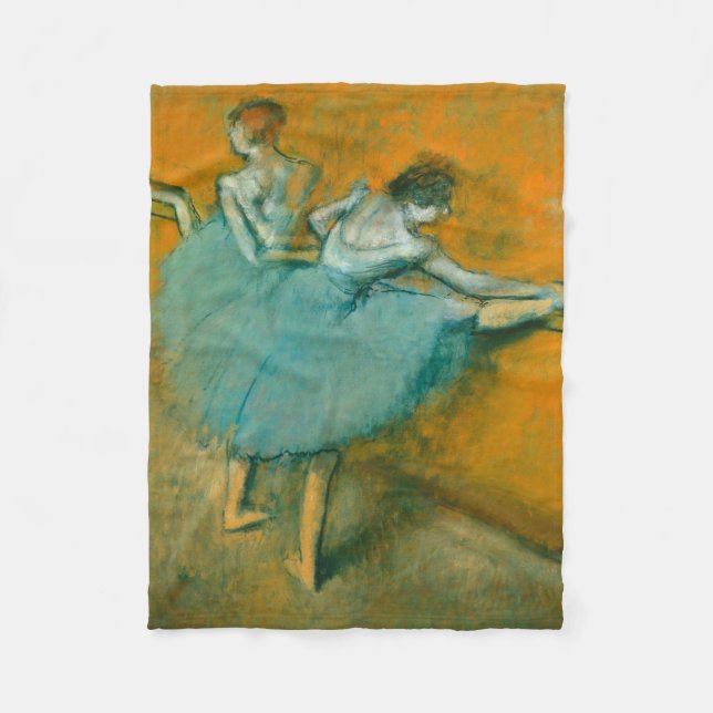 Degas Dancers vid Pub Ballet Fleecefilt (Framsidan)
