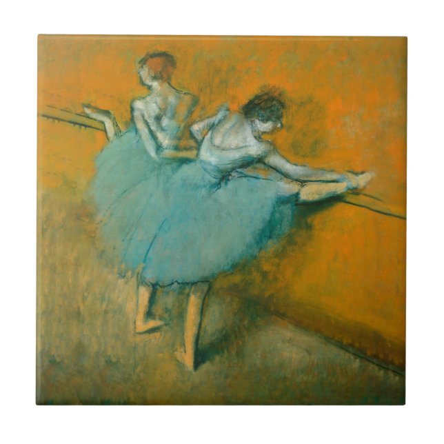 Degas Dancers vid Pub Ballet Kakelplatta (Framsidan)