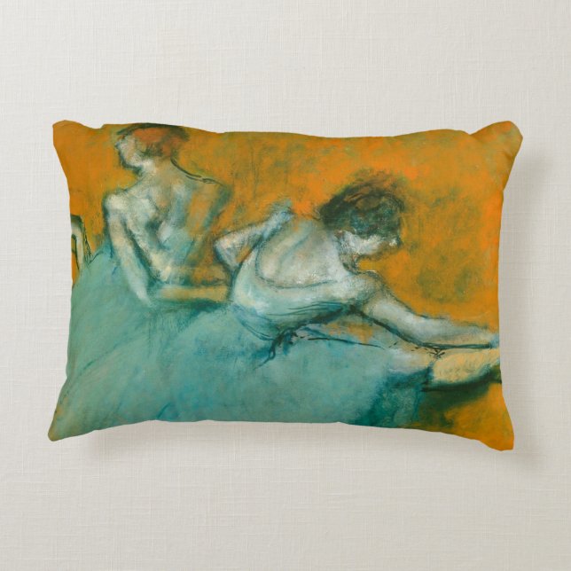 Degas Dancers vid Pub Ballet Prydnadskudde (Baksidan)