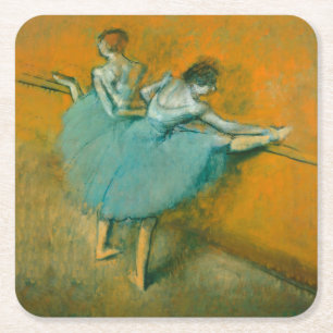 Degas Dancers vid Pub Ballet Underlägg Papper Kvadrat