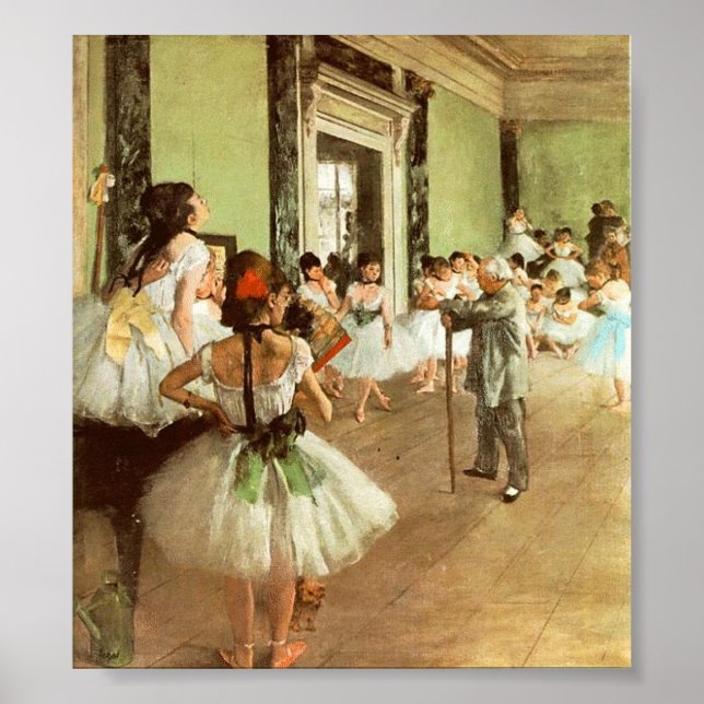 Degas Dancing Class Poster (Framsidan)