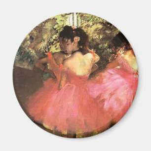 Degas dansare i rosa magnet