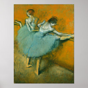 Degas - dansare vid barren poster