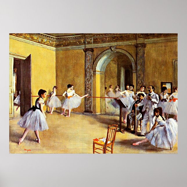 Degas - dansklass poster (Framsidan)
