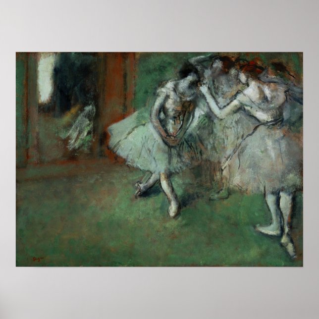 Degas - en grupp dansare poster (Framsidan)