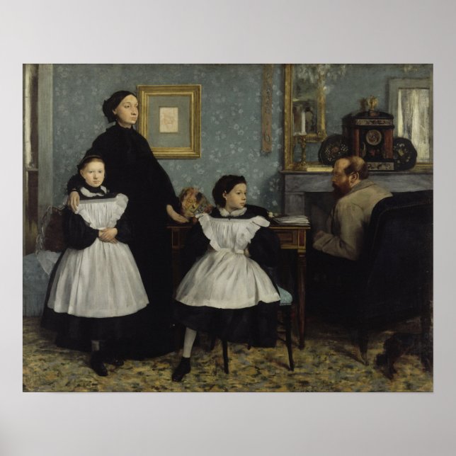 Degas - Familjen Bellelli Poster (Framsidan)