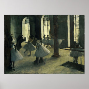 Degas - Foyer Rehearsal of the Dance Poster