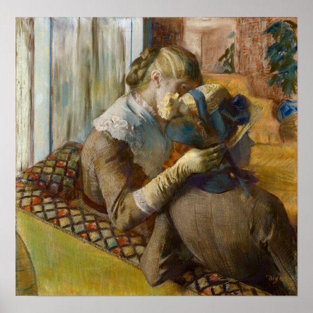 Degas - Hos hattmakaren Poster (Framsidan)