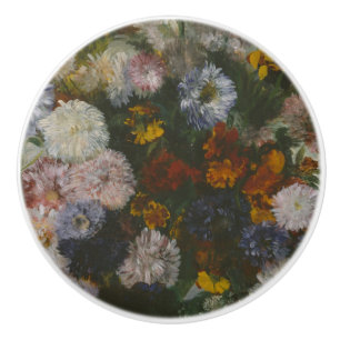 Degas Impressionism Blombukett Gammal Målning Knopp