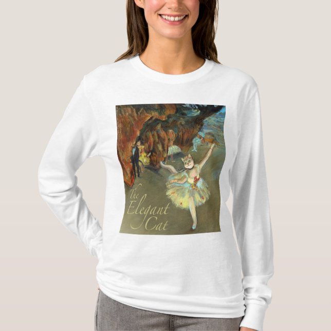 Degas katten t-shirt (Framsida)