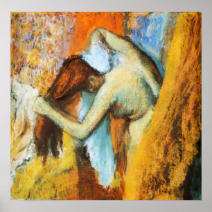 Degas - Kvinna vid toaletten 1905 Poster