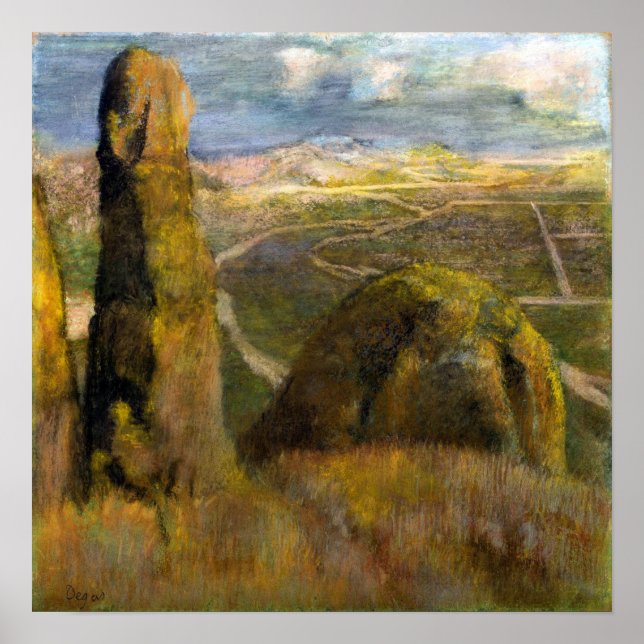 Degas - Landskap Poster (Framsidan)