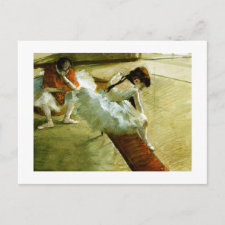 Degas-målning Gallery Player ballerina art Vykort