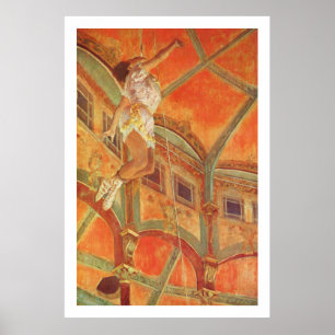 Degas: Miss Lala vid Cirque Fernando Poster