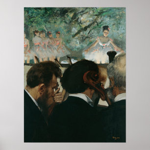Degas - Orchestra Musician Poster