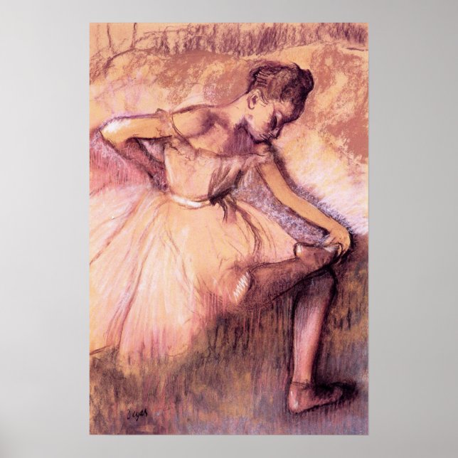 Degas Rosa Ballerina Poster (Framsidan)