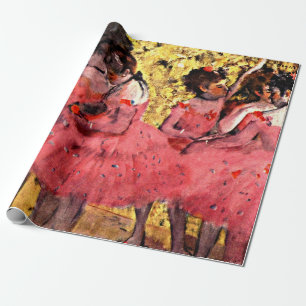 Degas - Rosa Dancers, bra konsmålning Presentpapper