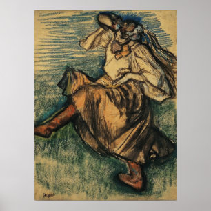 Degas - rysk dansare poster