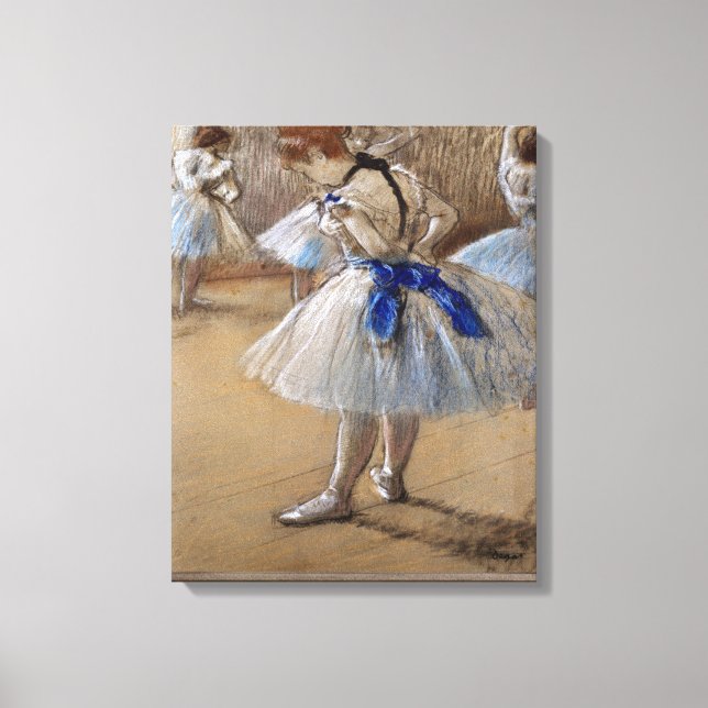Degas Studie av en dansare  Canvastryck (Framsida)