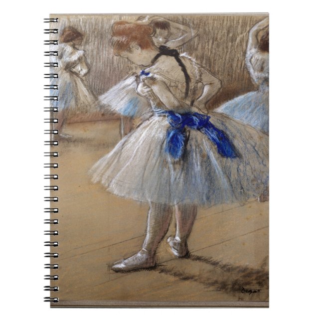 Degas Study of a Dancer Anteckningsbok (Framsidan)
