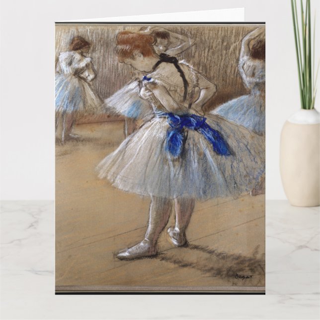 Degas Study of a Dancer Kort (Framsida)