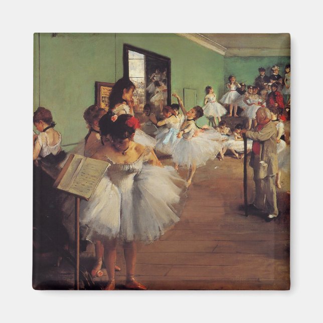 Degas: The Dance Class, 1874 Magnet (Framsidan)