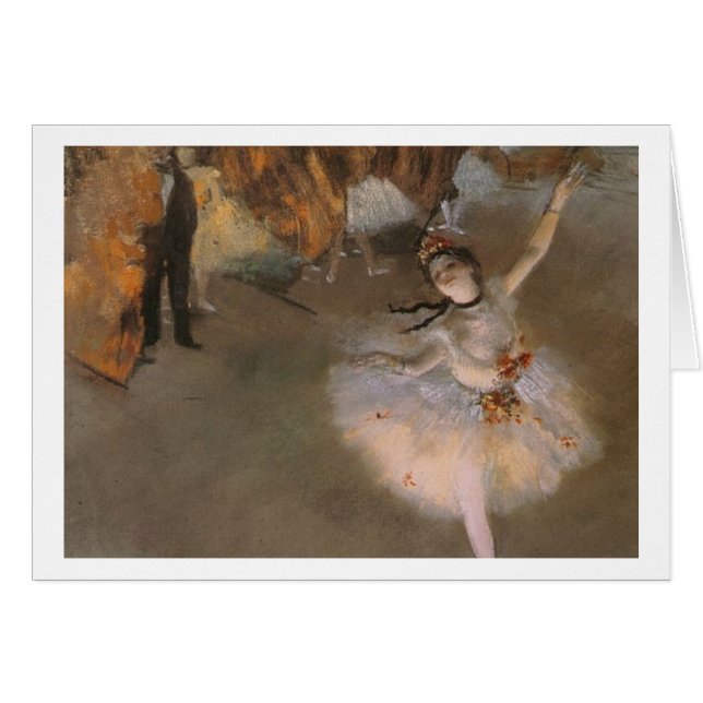 Degas the Star Hälsningskort (Framsidan Horizontal)