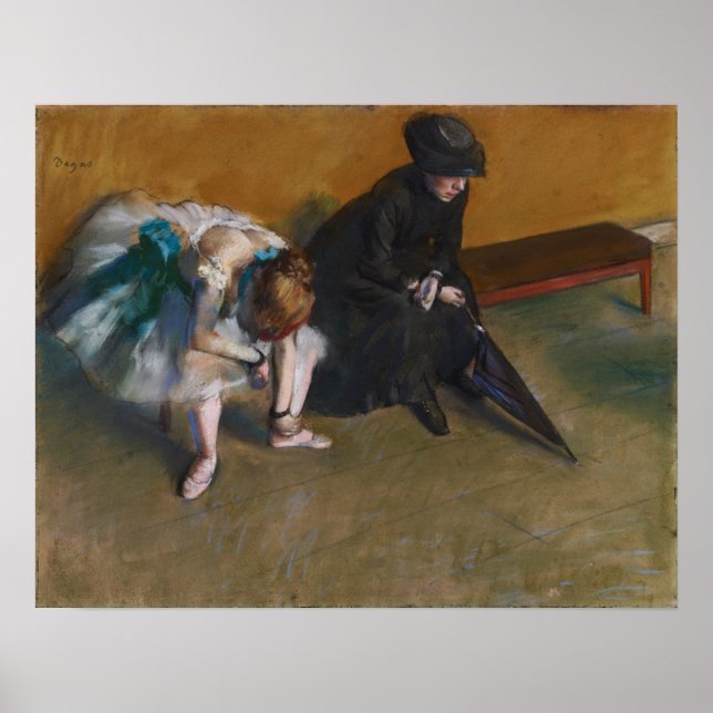 Degas - Väntar Poster (Framsidan)