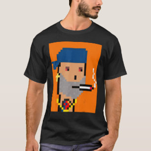 Degen Smokers Klubb 503 Nft Generative Pixel Raven T Shirt